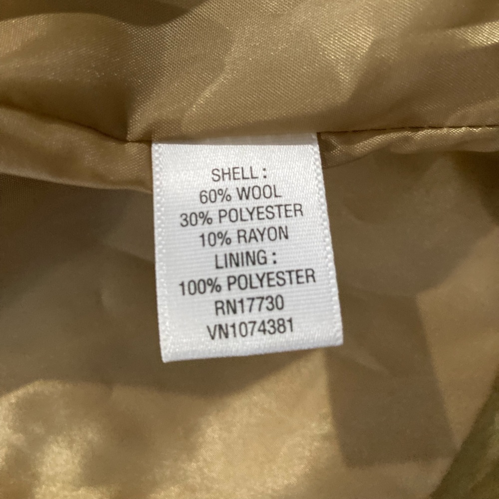 Mossimo Gold Wool/Polyester Blend Jacket - image 4